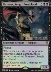 Kazarov, sengien pur-sang - Prerelease Promos