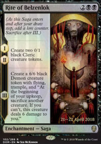 Rituel de Belzenlok - Prerelease Promos