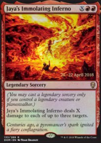 Fournaise immolatrice de Jaya - Prerelease Promos