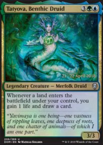 Tatyova, druidesse benthique - Prerelease Promos