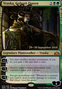 Vraska, reine des Golgari - Prerelease Promos