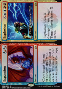 Expansion  / Explosion<br>Expansion  / Explosion - Prerelease Promos