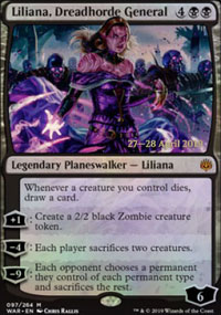 Liliana, gnrale de la Horde de l'effroi - Prerelease Promos