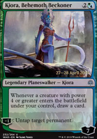 Kiora, mandeuse de bhmoth - Prerelease Promos