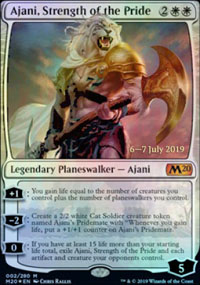 Ajani, force de la bande - Prerelease Promos