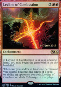 Ligne ley de combustion - Prerelease Promos