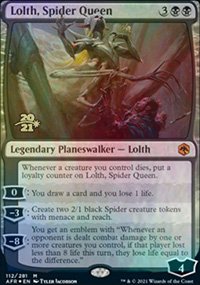 Lolth, Reine Araigne - Prerelease Promos