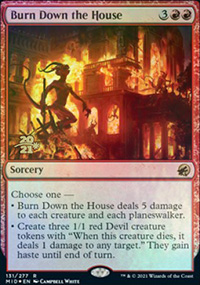 Incendier la maison - Prerelease Promos