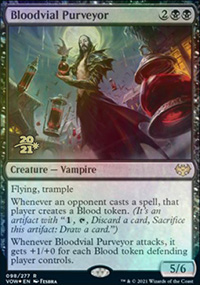 Pourvoyeur de fioles de sang - Prerelease Promos