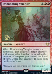 Vampire dominatrice - Prerelease Promos