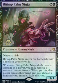 Ninja  la paume mordante - Prerelease Promos