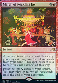 Marche de la joie imprudente - Prerelease Promos