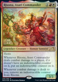 Risona, commandante Asari - Prerelease Promos