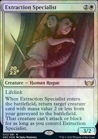 Spcialiste en extraction - Prerelease Promos