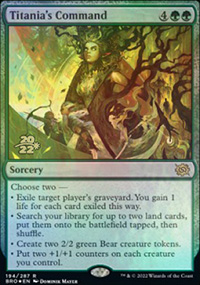 Commandement de Titania - Prerelease Promos