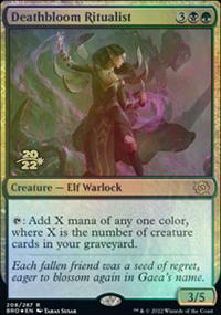 Ritualiste  fleurs de mort - Prerelease Promos