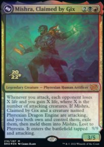 Mishra, arrog par Gix<br>Mishra, tomb aux mains de Phyrexia