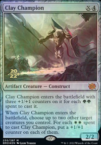 Champion d'argile - Prerelease Promos