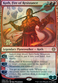 Koth, feu de la rsistance - Prerelease Promos