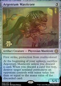 Masticore d'argentum - Prerelease Promos