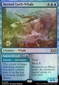 Baleine de loch  corne<br>Brche du lagon - Prerelease Promos