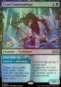 Somnophage cruel<br>Impossible de se rveiller - Prerelease Promos