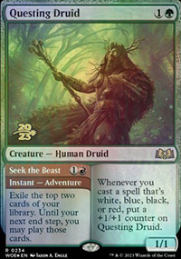 Druide en qute<br>En qute de la bte - Prerelease Promos