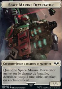 Jeton Space Marine Devastator - 