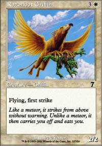 Griffon serres-rasoir // Griffon trancheserre - 7th Edition