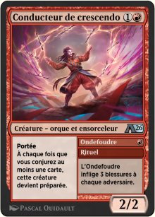 Conducteur de crescendo<br>Ondefoudre - Alchemy: Exclusive Cards