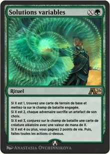 Solutions variables - Alchemy: Exclusive Cards
