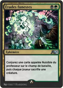 �tudes funestes - Alchemy: Exclusive Cards