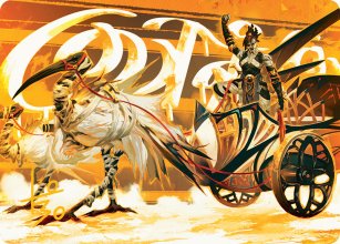 Chariot de la voyante cleste - Illustration - Aetherdrift - Art Series