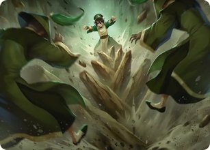 Jet de gravier - Illustration - Avatar: The Last Airbender - Art Series