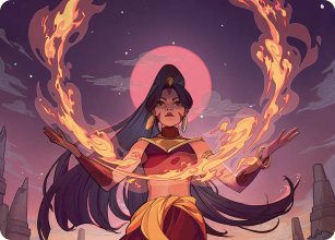 �tudiante en ma�trise du Feu - Illustration - Avatar: The Last Airbender - Art Series