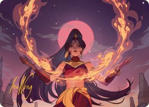 tudiante en matrise du Feu - Illustration - Avatar: The Last Airbender - Art Series