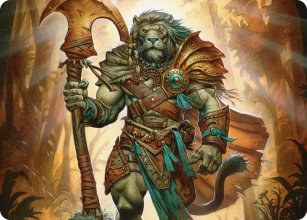 Ajani, Outland Chaperone - Art - Lorwyn Eclipsed - Art Series
