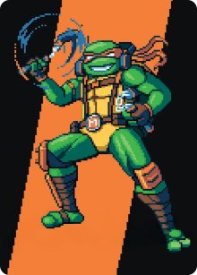 Michelangelo, le c�ur - Illustration - Teenage Mutant Ninja Turtle - Art Series