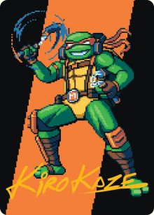 Michelangelo, le c�ur - Illustration - Teenage Mutant Ninja Turtle - Art Series