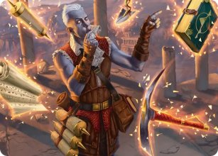 Inventaire du site de fouilles - Illustration - Secrets of Strixhaven - Art Series