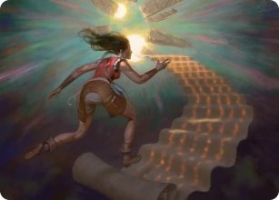 Poursuivre le pass� - Illustration - Secrets of Strixhaven - Art Series