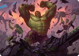 HULK �CRASE�! - Illustration - Marvel Super Heroes - Art Series