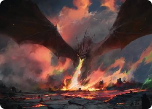 Smaug, la grande calamit� - Illustration - The Hobbit - Art Series
