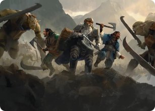 Struggle of Howling Steel - Art - The Hobbit - Art Series