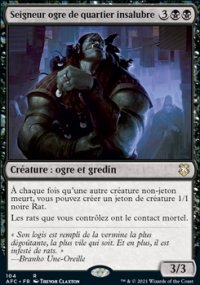 Seigneur ogre de quartier insalubre - 