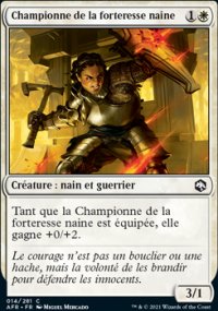 Championne de la forteresse naine - 