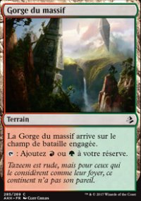 Gorge du massif - 