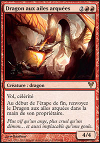 Dragon aux ailes arques - 