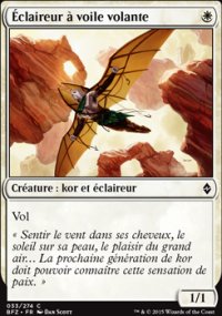 claireur  voile volante - 