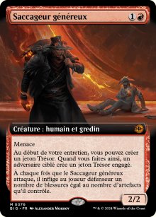 Saccageur gnreux - 